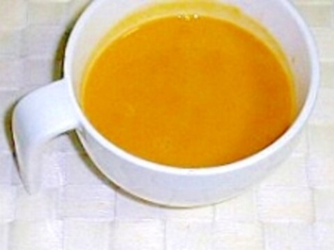 牛乳たっぷり、かぼちゃスープ